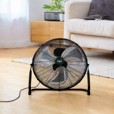Neo Black 12'' High Velocity Portable Freestanding Floor Fan